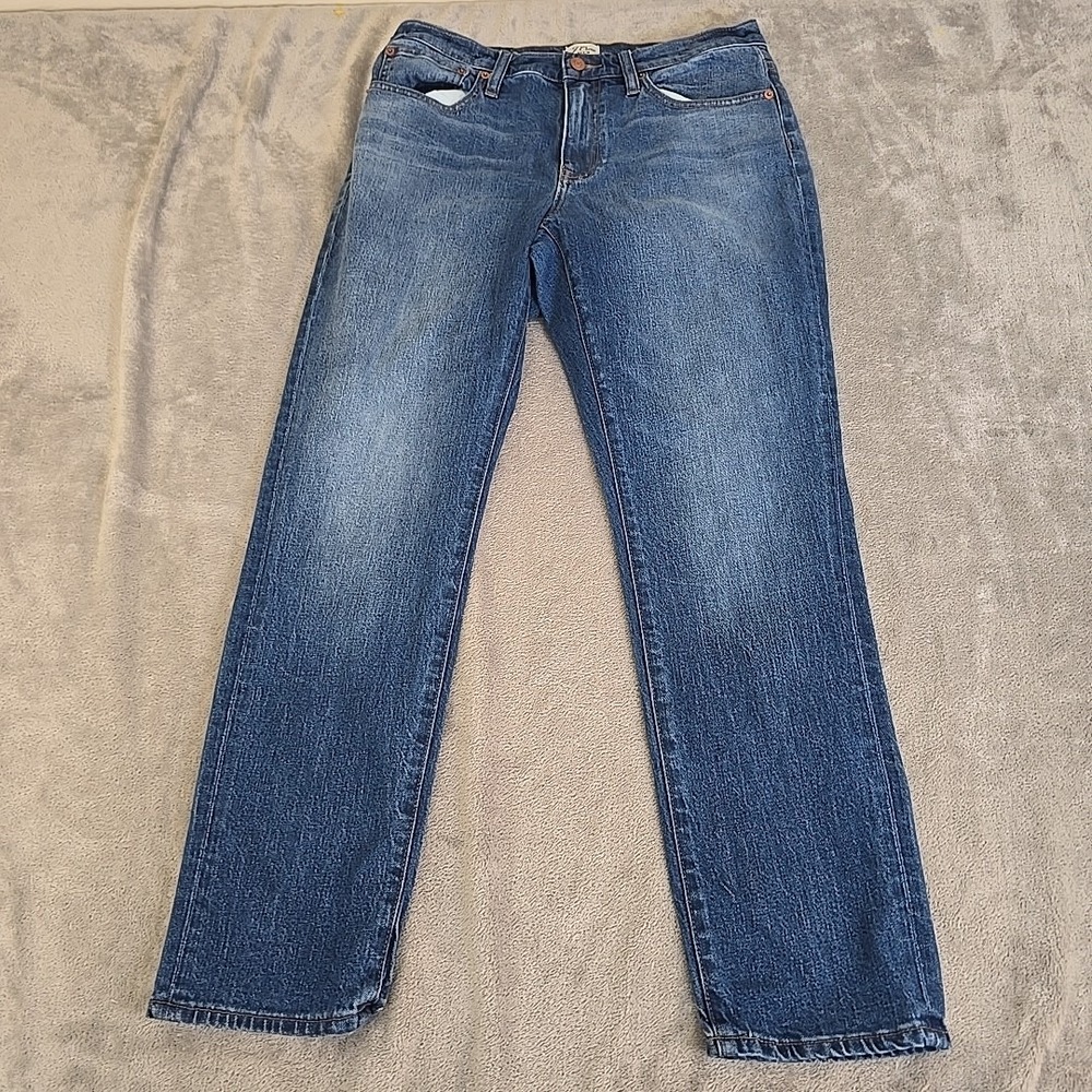 J.Crew Jeans Womens 28 Blue Medium Wash Slim Boyfriend Fit Casual‎ Classicore